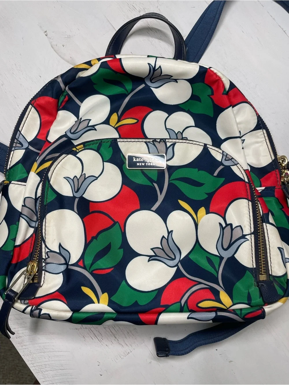 kate spade Dawn Breezy Floral  print mini backpack